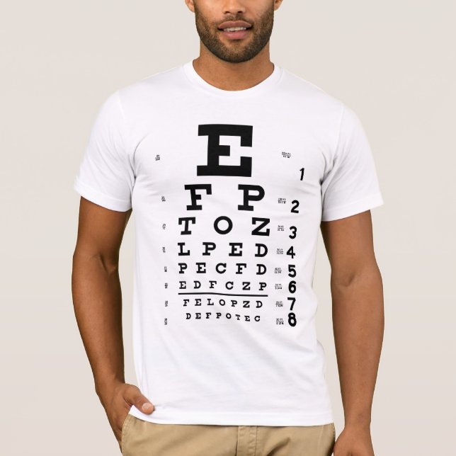 Ögat kartlägger t-shirt (Framsida)