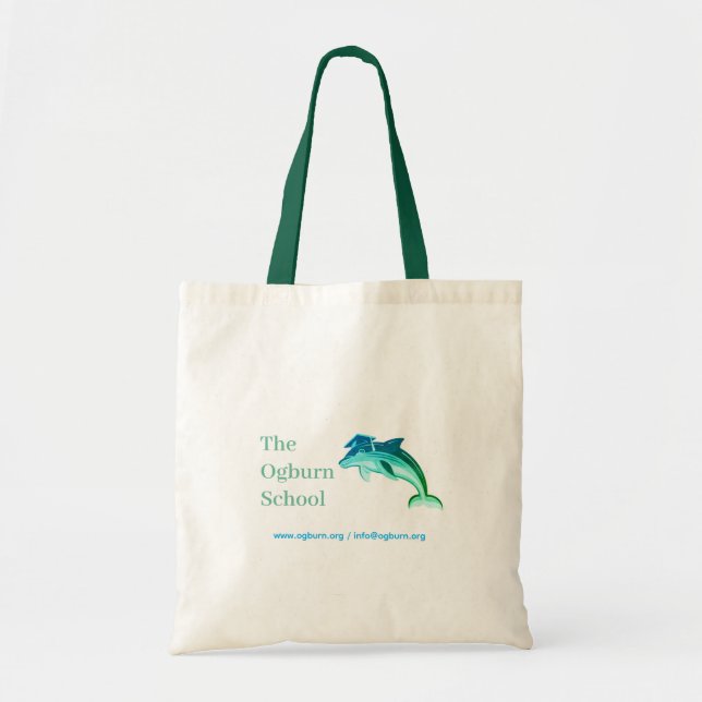 Ogburn School Mascot Tote Bag Tygkasse (Framsidan)