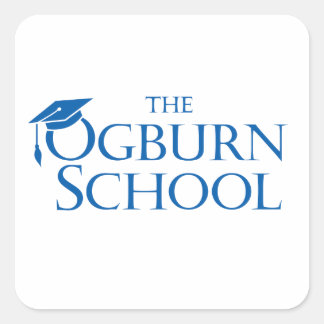 Ogburn School Sticker Fyrkantigt Klistermärke