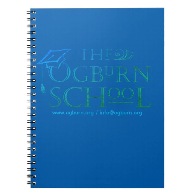 Ogburn skolanteckningsbok anteckningsbok (Framsidan)