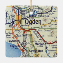 Ogden UT Vintage Karta