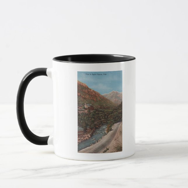 Ogden, Utah - Ogden Canyon View & River Mugg (Vänster)