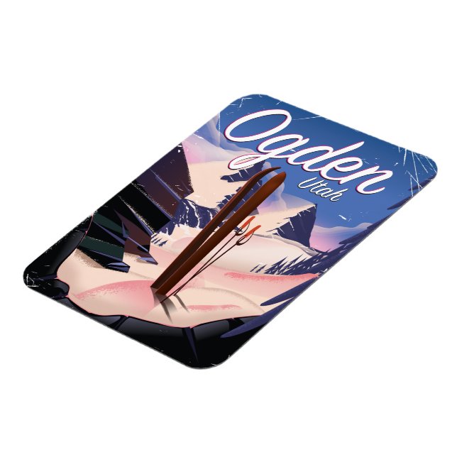 Ogden, Utah skidposter Magnet (Vänstra Sidan)