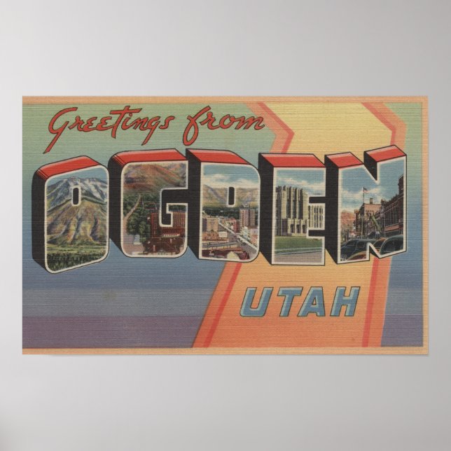 Ogden, UtahLarge Brev ScenesOgden, UT Poster (Framsidan)