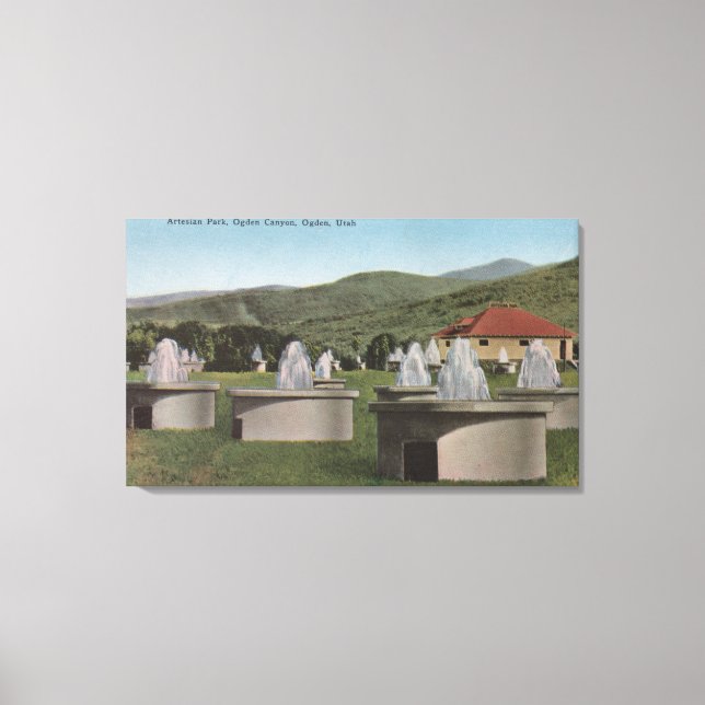 Ogden, UtahView of Artesian ParkOgden, Utah Canvastryck (Framsida)