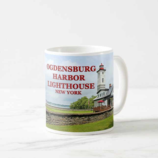 Ogdensburg Harbor fyr, New York Mugg (Framsida höger)