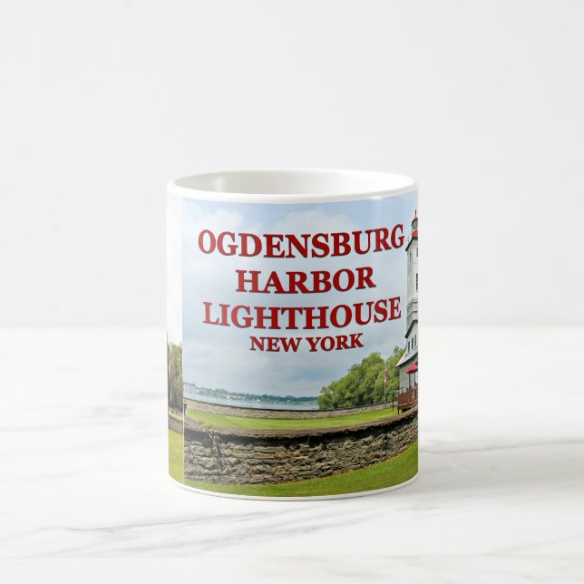 Ogdensburg Harbour Lighthouse, New York Mugg (Center)