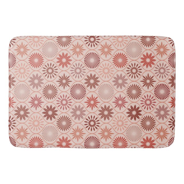 Ogee Boho-blommor Badrumsmatta (Framsidan)