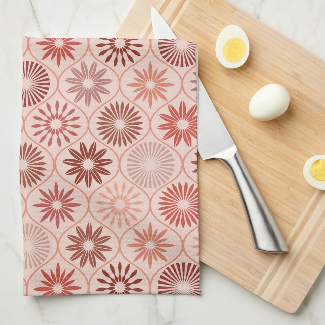 Ogee Boho-blommor Kökshandduk (Vikt i Fjärdedel)