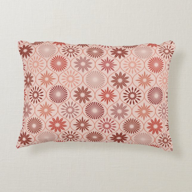 Ogee Boho-blommor Prydnadskudde (Baksidan)