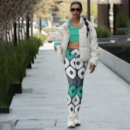 Ogee Mönster Leggings