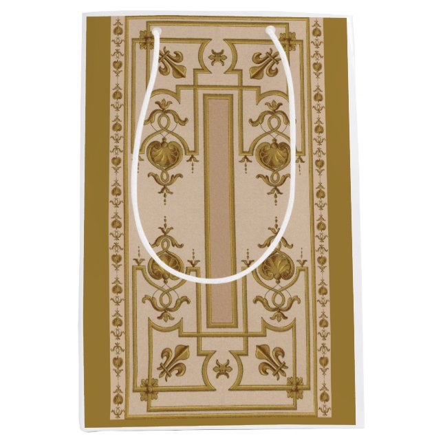 ogenomskinlig baroque-utskrift från guld (Framsidan)