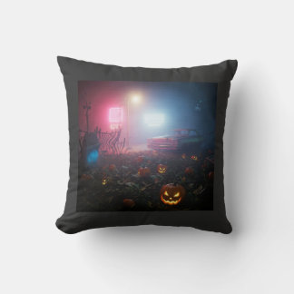 Ogenomskinlig Halloween-natt Kudde