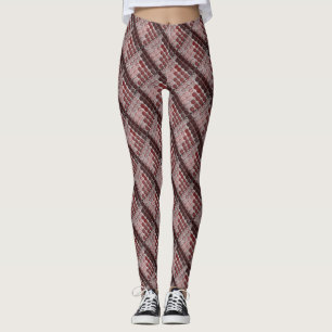 Ogenomskinlig lax till röda cirklar, djup eller su leggings