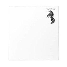 Ogenomskinlig svart Vild - Teckning - lägg till di Anteckningsblock