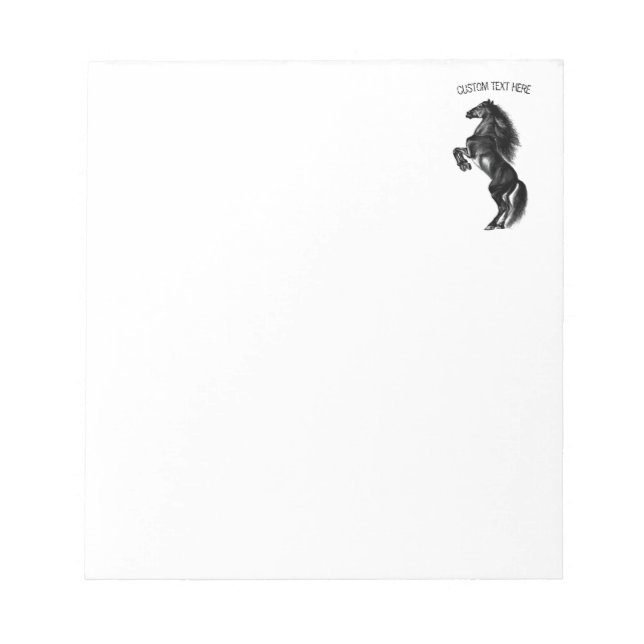 Ogenomskinlig svart Vild - Teckning - lägg till di Anteckningsblock (Framsida)