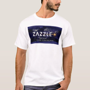 Ogenomskinlig" T-tröja för Zazzle nationlogotyp T-shirt