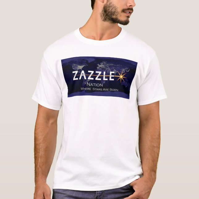 Ogenomskinlig" T-tröja för Zazzle nationlogotyp " Tröja (Framsida)