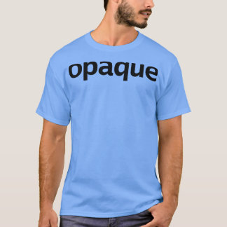 Ogenomskinlig typografi, svart t shirt