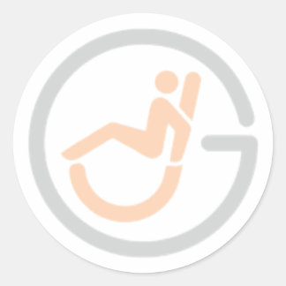 Ogenomskinliga förslutningsfästen för HESONHEELS Runt Klistermärke