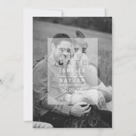 Ogenomskinligt fotoöverlägg | Spara datumfoto Datumet