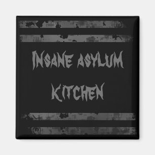 Ogenomtänkt asyl Halloween-kylmagnet Magnet