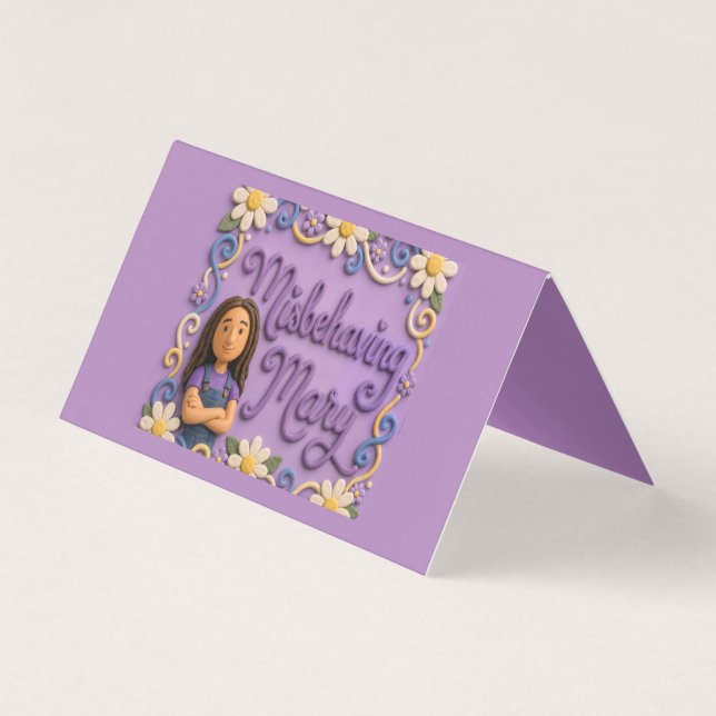Ogenomtänkt Mary-kort Kort (Framsida)