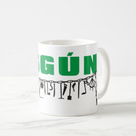 Oggun och achaba kaffemugg