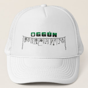 Oggun truckerkeps, allt vitt keps