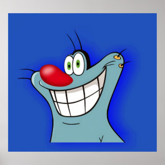 Oggy and Cockroacher Poster