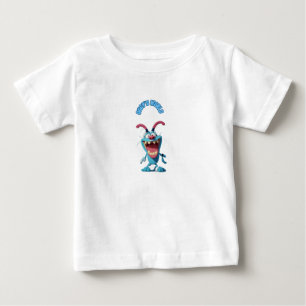 OGGY lustigt T-shirt för nyfödd bebis
