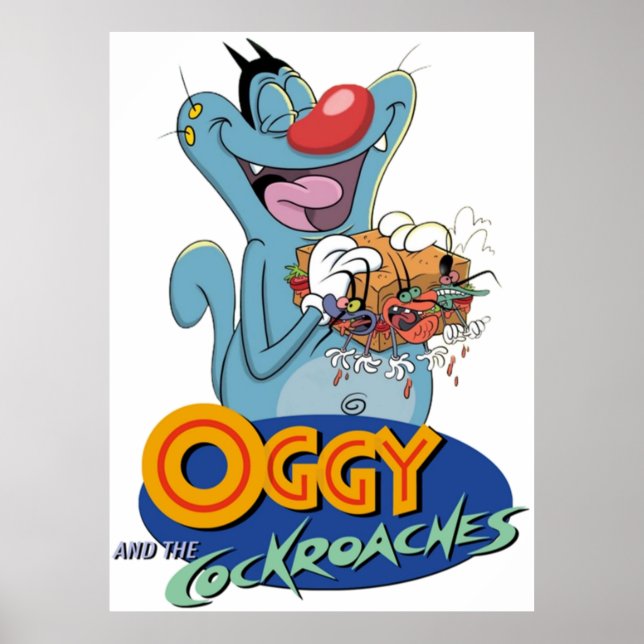 Oggy och cockpit poster (Framsidan)