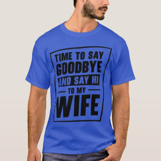 Ogift Förlovad Gift med Hustru Bröllopsdag T Shirt