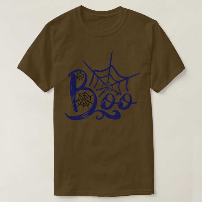 Ogillande Bo Blue Spidx27s nest T Shirt (Design framsida)