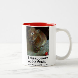 Ogillande kaninkanin två tonar muggen Två-Tonad mugg
