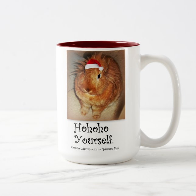 Ogillande kaninkaninHo Ho Ho mugg (Höger)