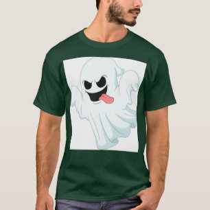 Ogillande vit färg t shirt