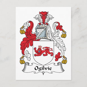 Ogilvie familjevapen vykort