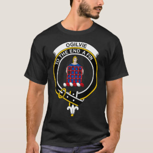 Ogilvie Ogilvy Vapensköld Tartan Klan Scottish Kla T Shirt
