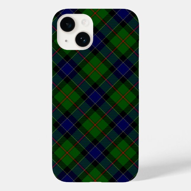 Ogilvie tartan blue grönt plaid (Baksida)