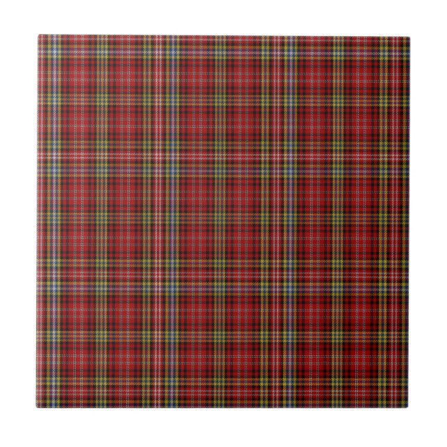 Ogilvy Klan Hunting Tartan Play Kakelplatta (Framsidan)