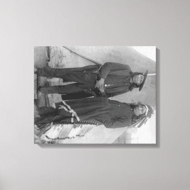 Oglala Chiefs "Red Cloud" och "American Horse" Canvastryck (Framsida)