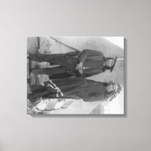 Oglala Chiefs "Red Cloud" och "American Horse" Canvastryck