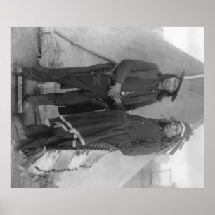 Oglala Chiefs "Red Cloud" och "American Horse" Poster