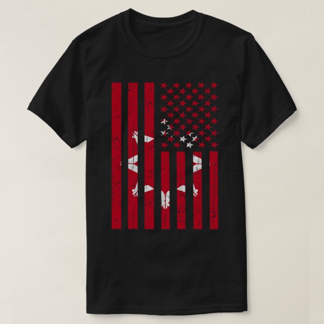 Oglala Lakota American Flagga Essential T-Shirt.pn T Shirt (Design framsida)