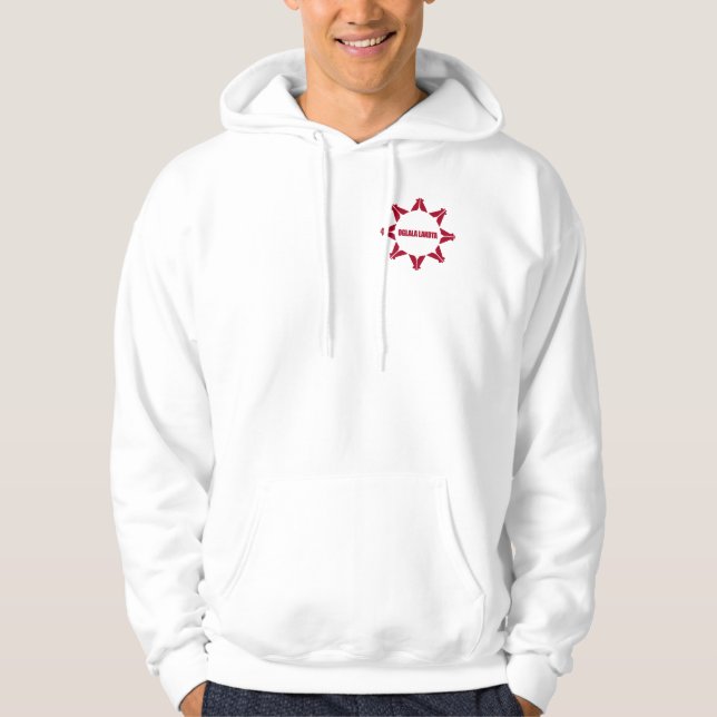 Oglala Lakota Flagga Apparel Sweatshirt Med Luva (Framsida)