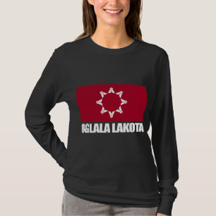 Oglala Lakota Flagga Apparel T-shirt