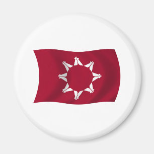 Oglala Lakota Flagga Magnet