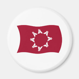 Oglala Lakota Flagga Magnet