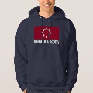Oglala Lakota flaggadräkt Tröja Med Luva
